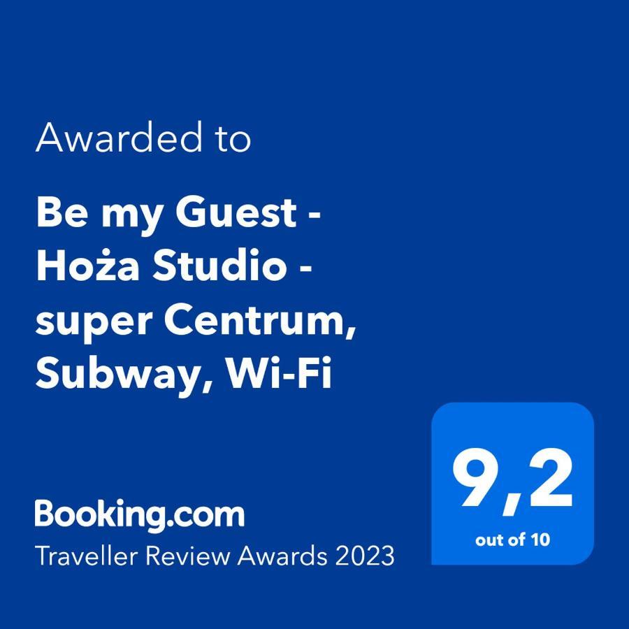 Be My Guest - Hoza Studio - Pkin Super Centrum Metro Wi-Fi Breakfast Warsaw Luaran gambar